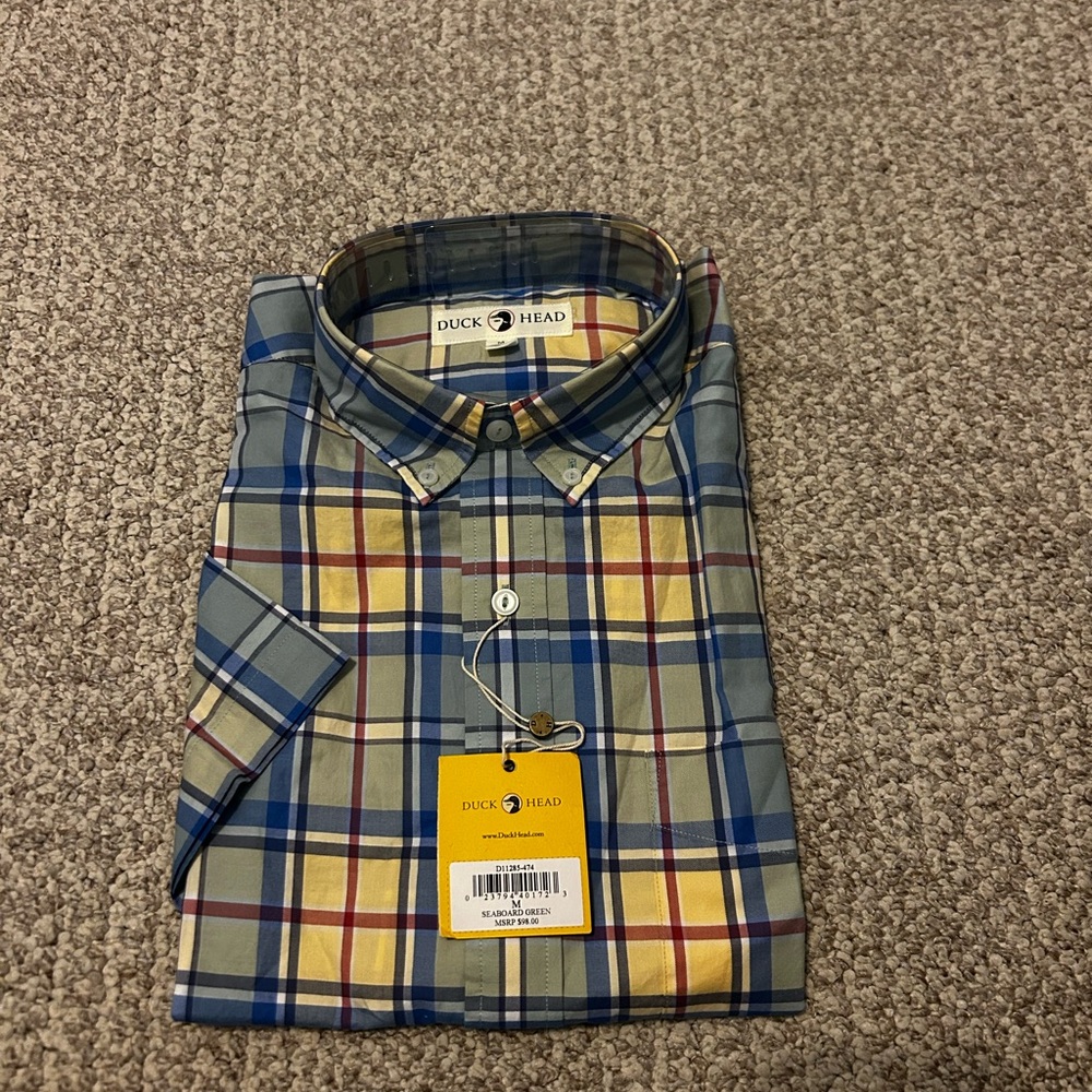 Duck Head Men's Multicolor Plaid Shirt